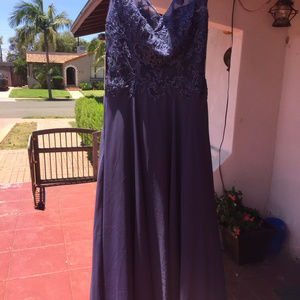 JJ's House Long Beaded Mother of the Bride Dress